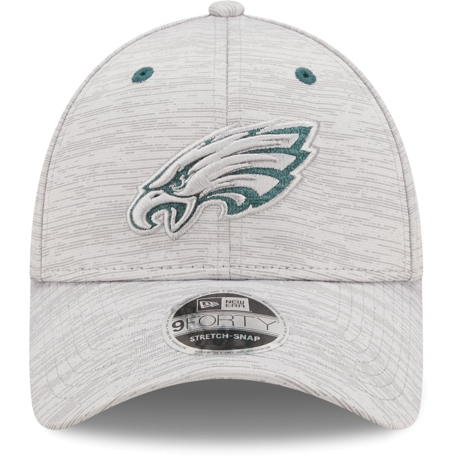 Philadelphia Eagles NFL White 39THIRTY Stretch Fit Cap